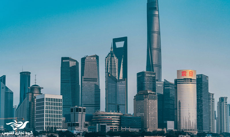 تصویری از ساختمان های شهر شانگهای چین