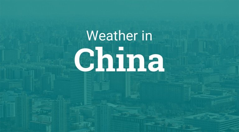 آب و هوا در کشور چین